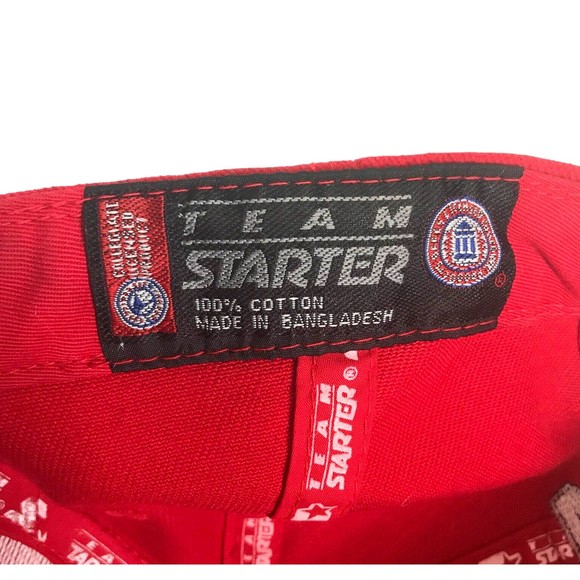 Nebraska Cornhuskers Starter Baseball Hat Cap Huskers Adjustable Strapback Vtg - Picture 10 of 10